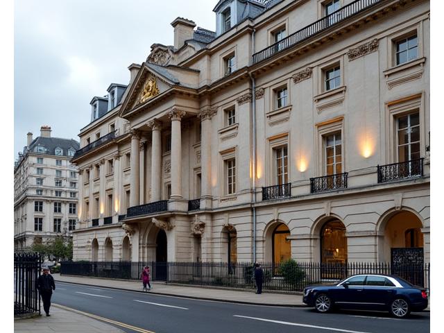 Elegant facade of a historic building in St. James's, London, representing Elysian Journeys' prestigious office location