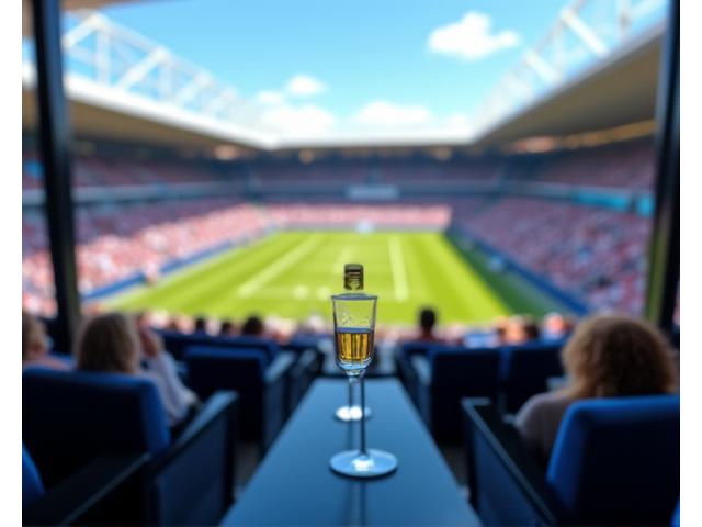 VIP suite view of a major international sporting event