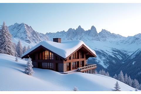 Chic alpine chalet with fresh powder snow and stunning mountain views