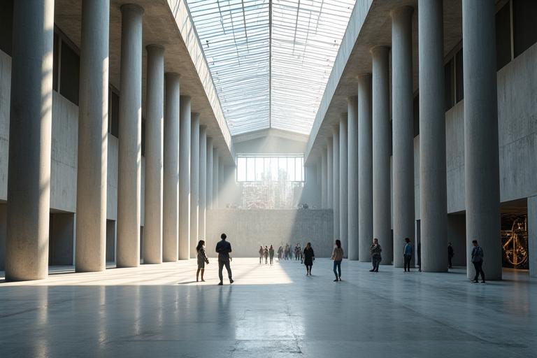 The vast interior of the Tate Modern's Turbine Hall, with art installations and visitors.